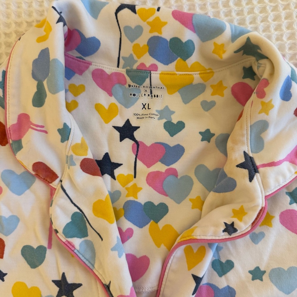 Roller Rabbit Multicolor Heart Pajama Set - Picture 2 of 3